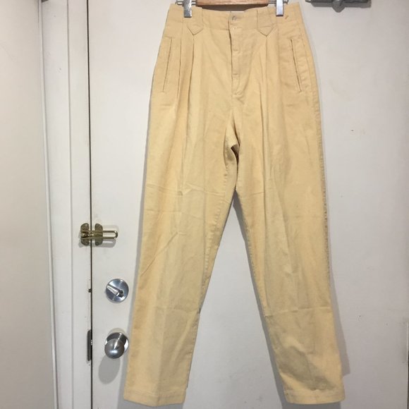 VINTAGE LIZSPORT HIGH WAIST CORDUROY PANTS SIZE 10 - Picture 1 of 7